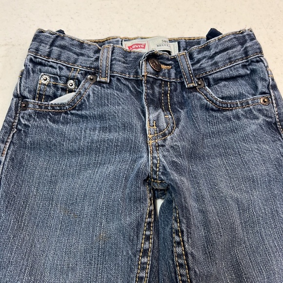 Levi’s 505 Regular fit Boys Adjustable Waist Jeans - Picture 4 of 5